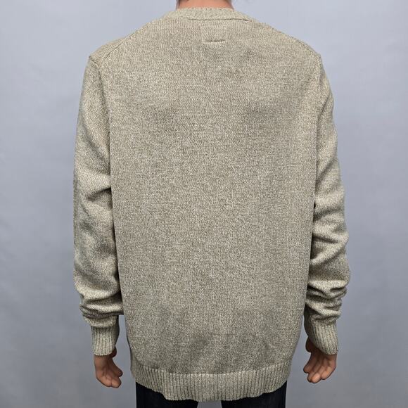 NWT St. John's Bay Sweater Men XXL 2XL Crew Neck Cotton Oatmeal Marl - Picture 11 of 13